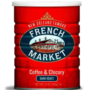 Dark Roast Ground Coffee & Chicory Can